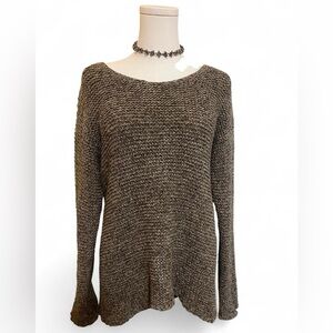 Vintage Slouchy Brown Knit Sweater